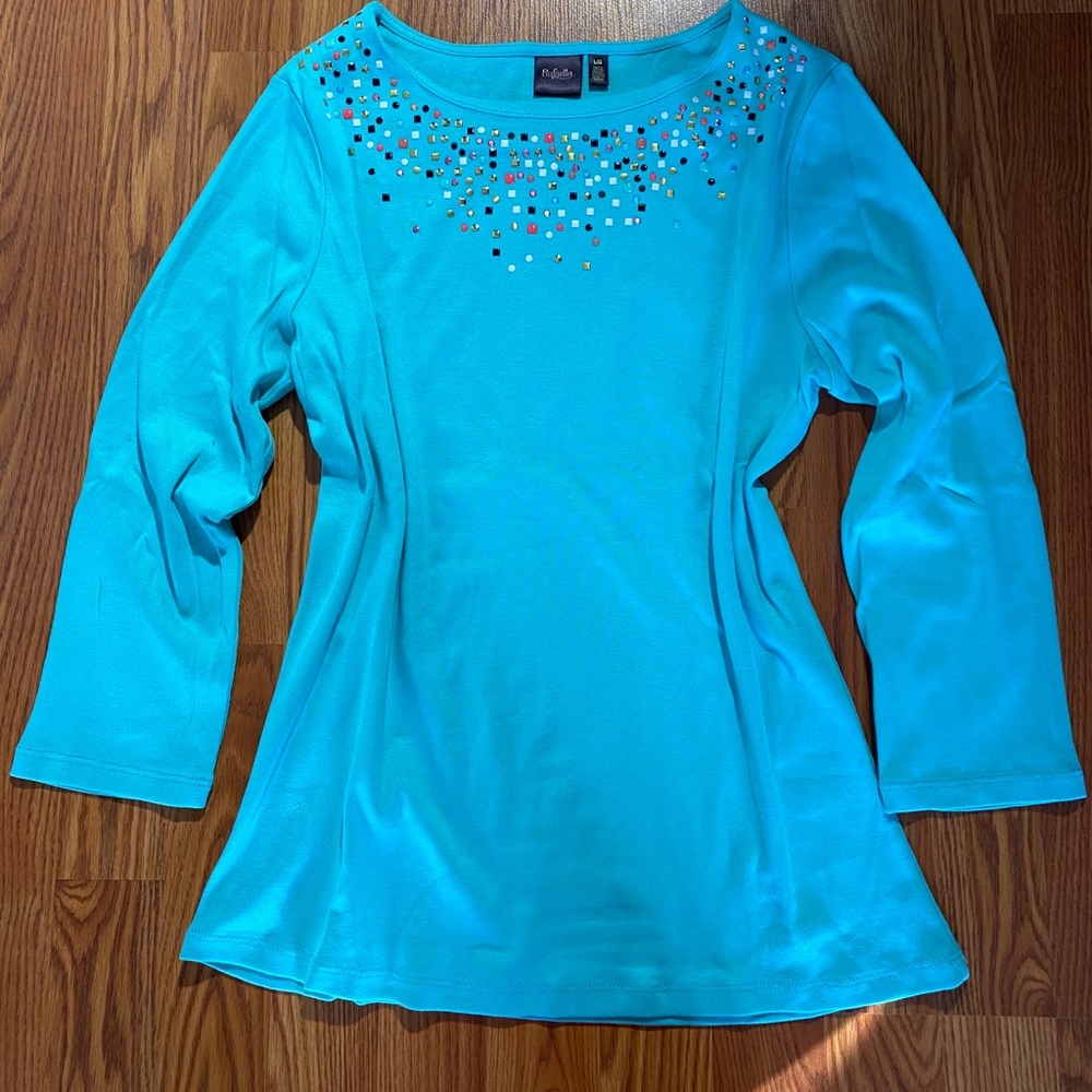 Rafaella 3/4 Sleeve Tops